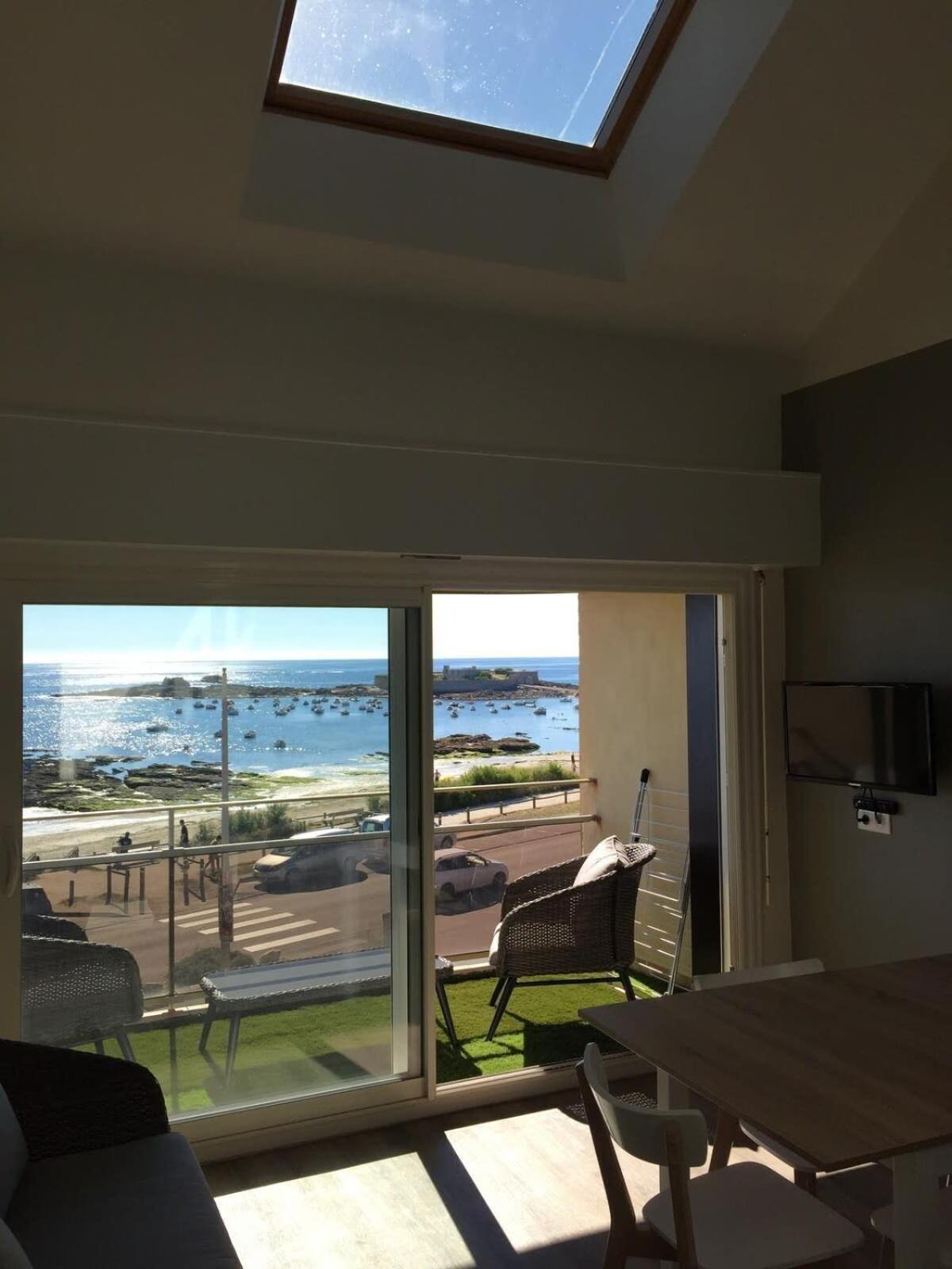 Magnifique Duplex Super Cosy Vue Mer 180 Ploemeur Eksteriør billede